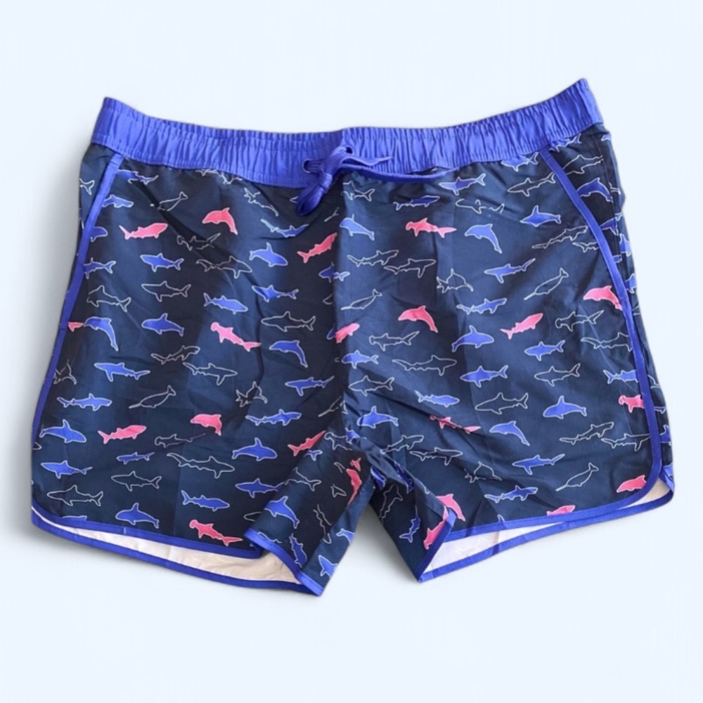 Swim Shorts with Shark Print size XL Swim Trunks